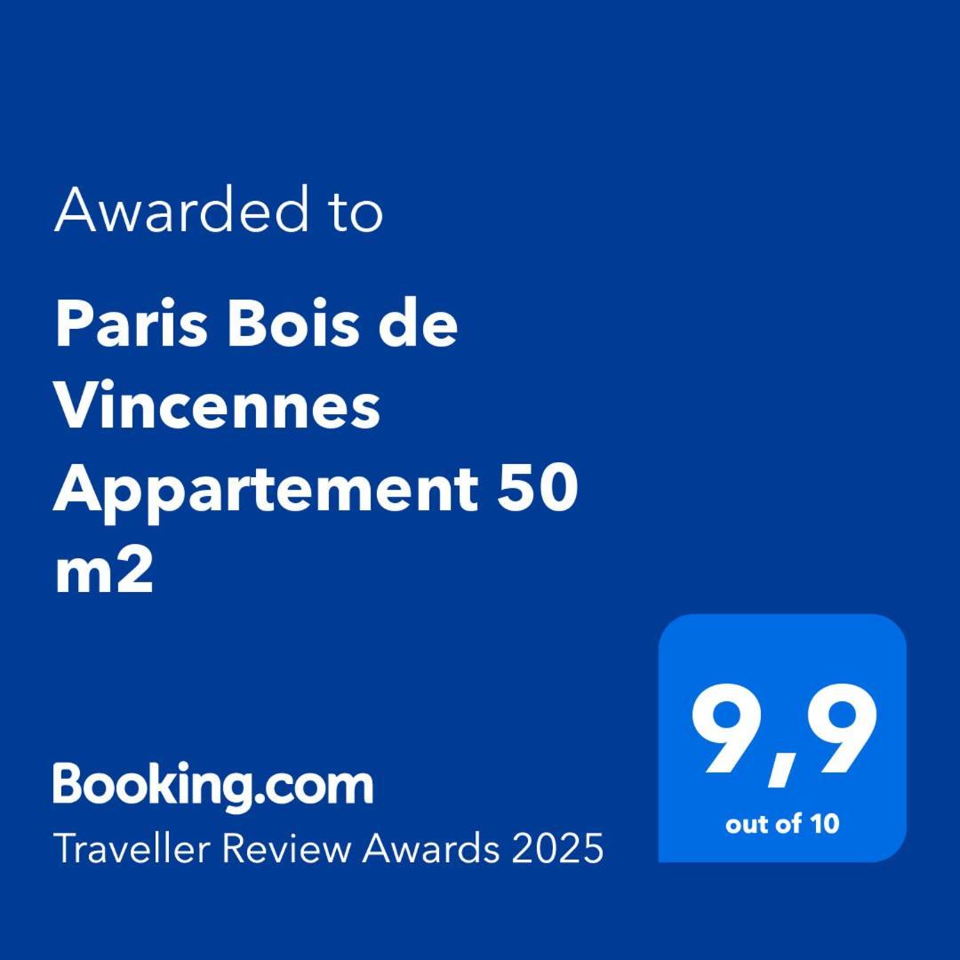 Paris Bois De Vincennes Appartement 50 M2 Экстерьер фото
